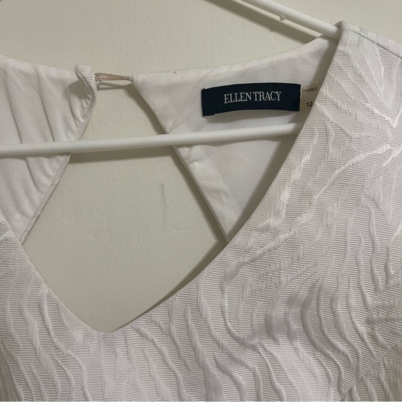 Ellen Tracy white dress - Picture 3 of 9